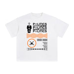 Politics Observer Abstract Graphic Tee-INNBLAC Fashion Apparel