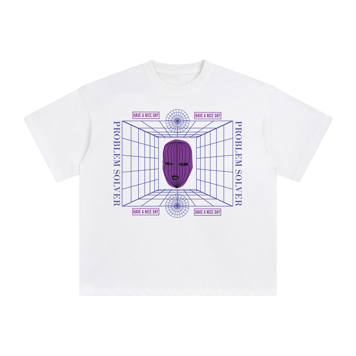 Problem Solver Abstract Graphic Tee-INNBLAC Fashion Apparel