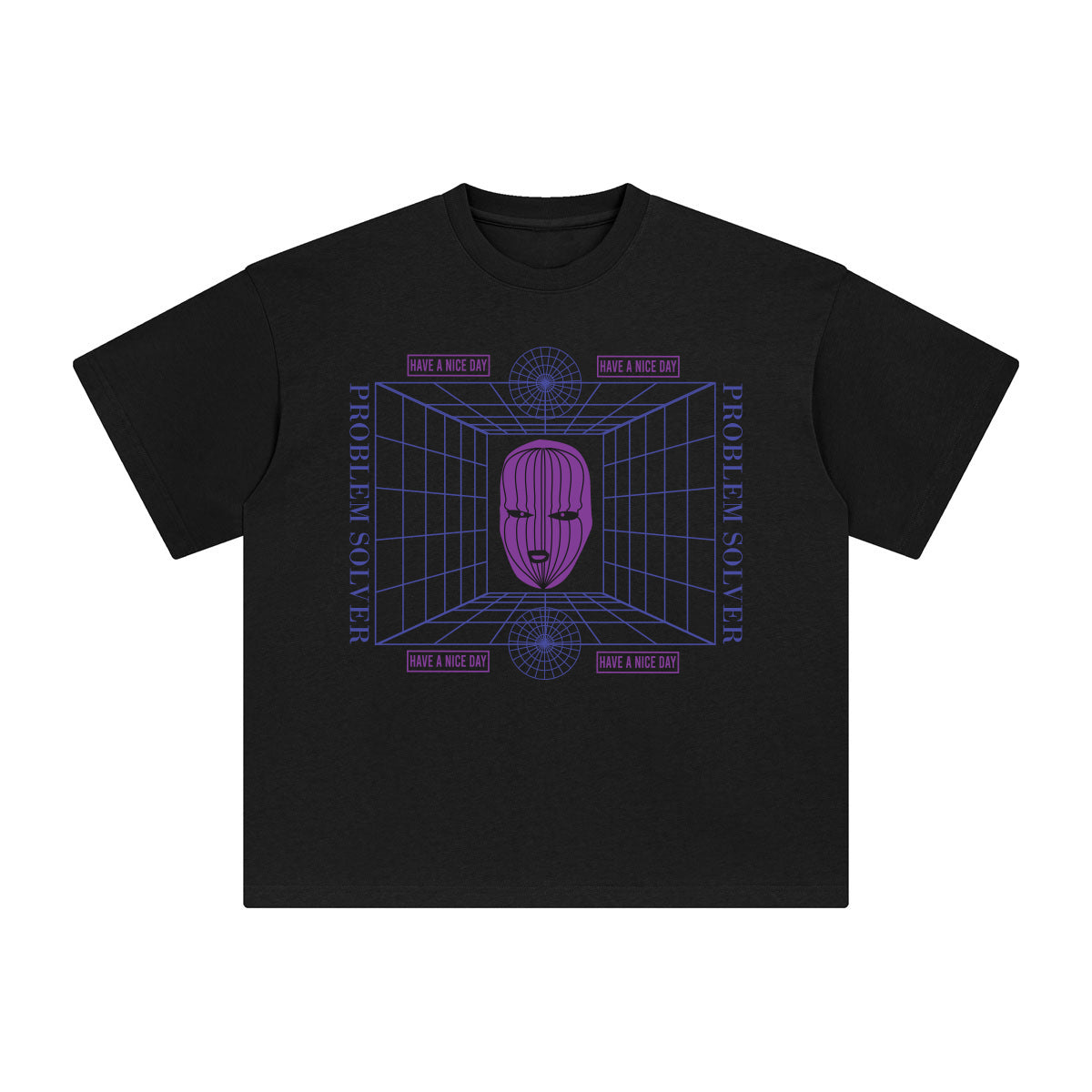 Problem Solver Abstract Graphic Tee-INNBLAC Fashion Apparel
