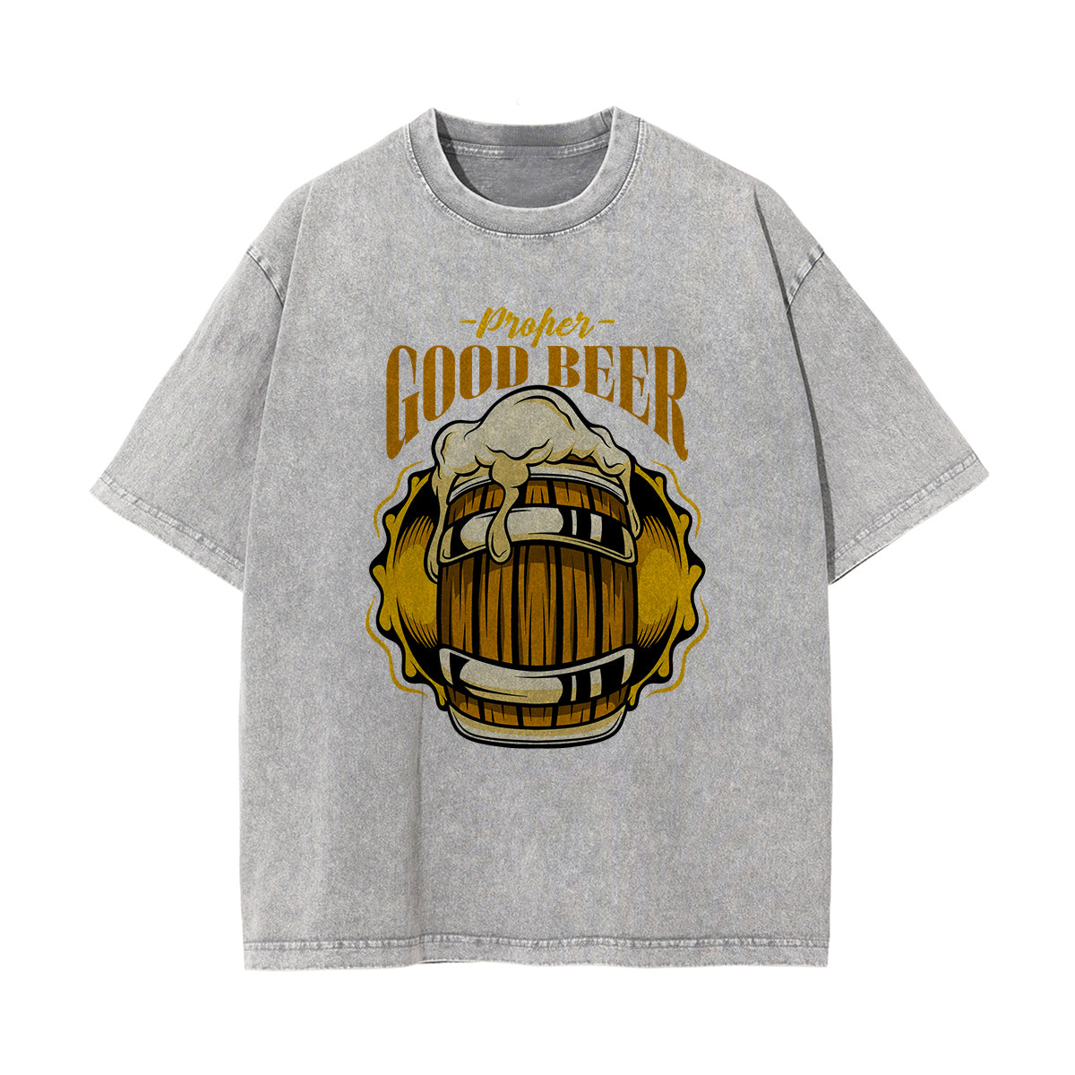 Proper Good Beer Graphic Tee-INNBLAC Fashion Apparel