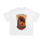 Pumpkin Lantern Halloween Graphic T Shirt-INNBLAC Fashion Apparel