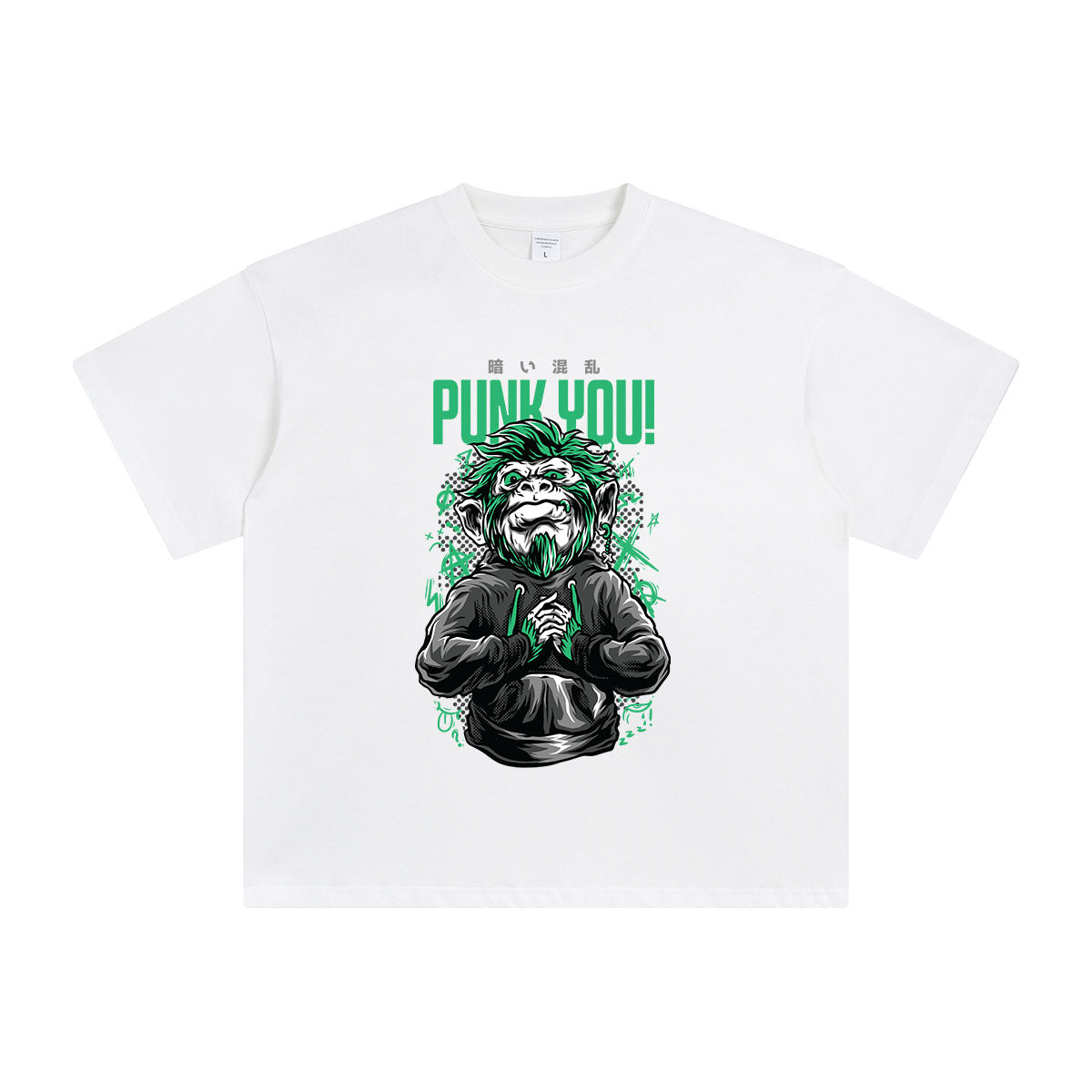 Punk You Japanese Kanji Graphic Tee-INNBLAC Fashion Apparel