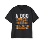 Puppies & Slogan Graphic Tee-INNBLAC Fashion Apparel