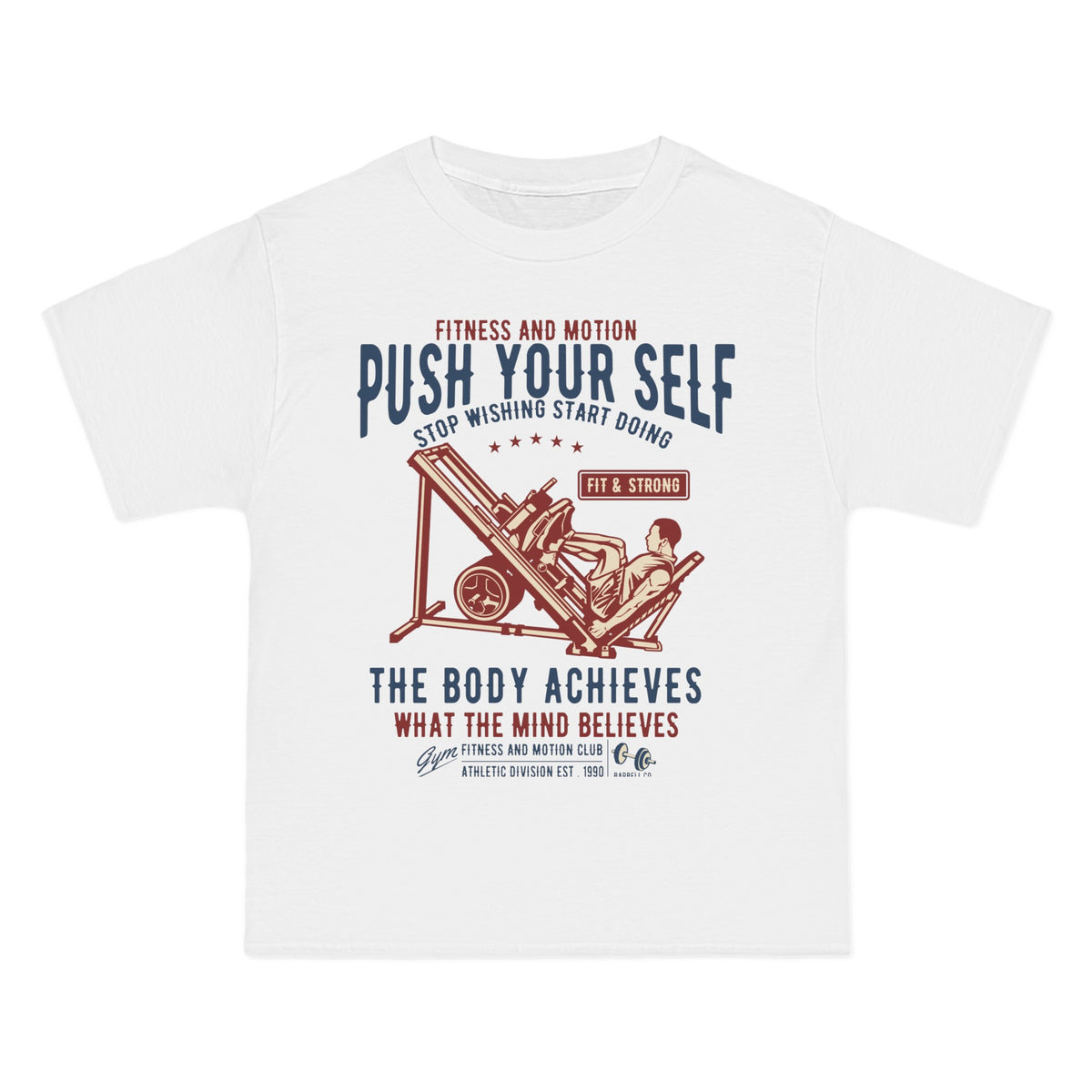 Push Yourself Graphic T Shirt-INNBLAC Fashion Apparel