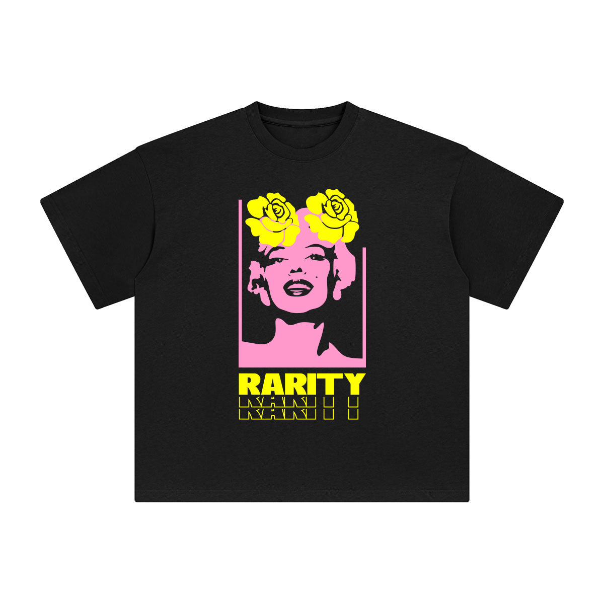 Rarity Abstract Graphic Tee-INNBLAC Fashion Apparel