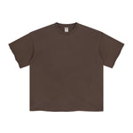 Raw Edge Thick Cotton T Shirt 9oz-INNBLAC Fashion Apparel