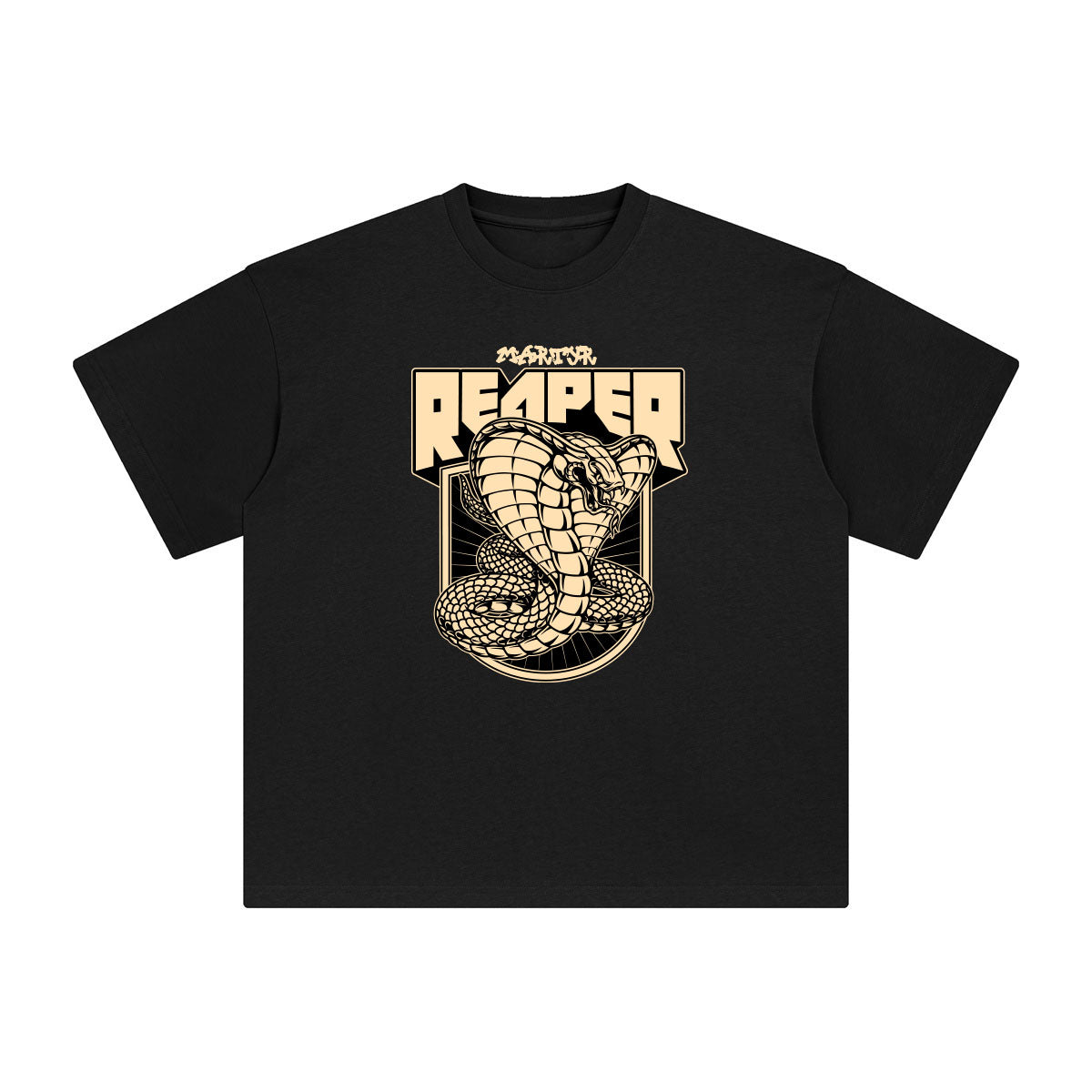 Reaper Snake Graphic T Shirt-INNBLAC Fashion Apparel