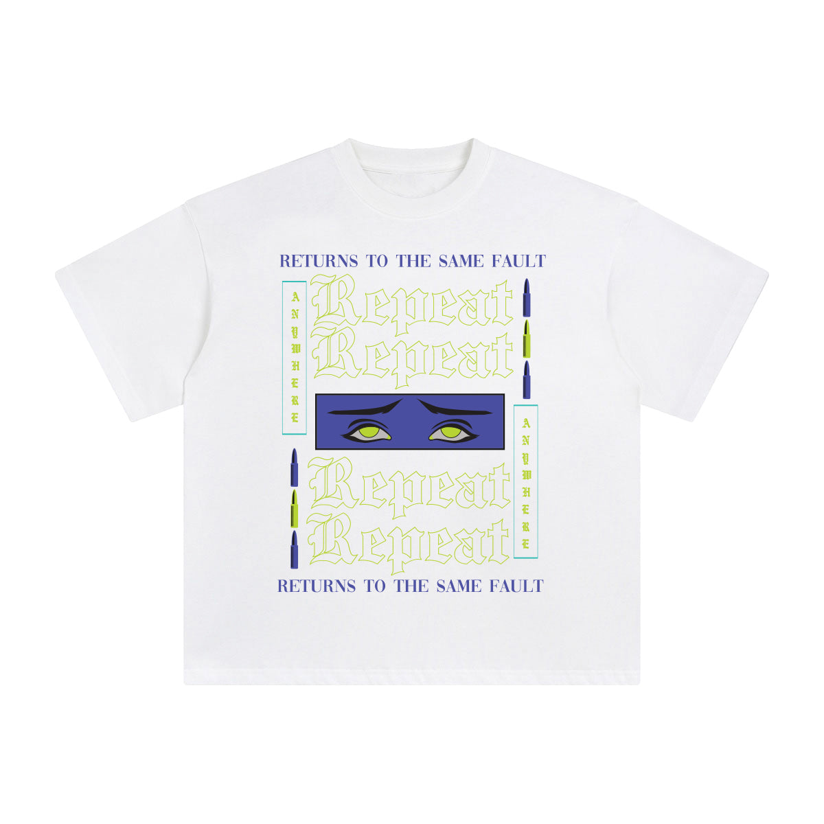 Repeat Abstract Graphic Tee-INNBLAC Fashion Apparel