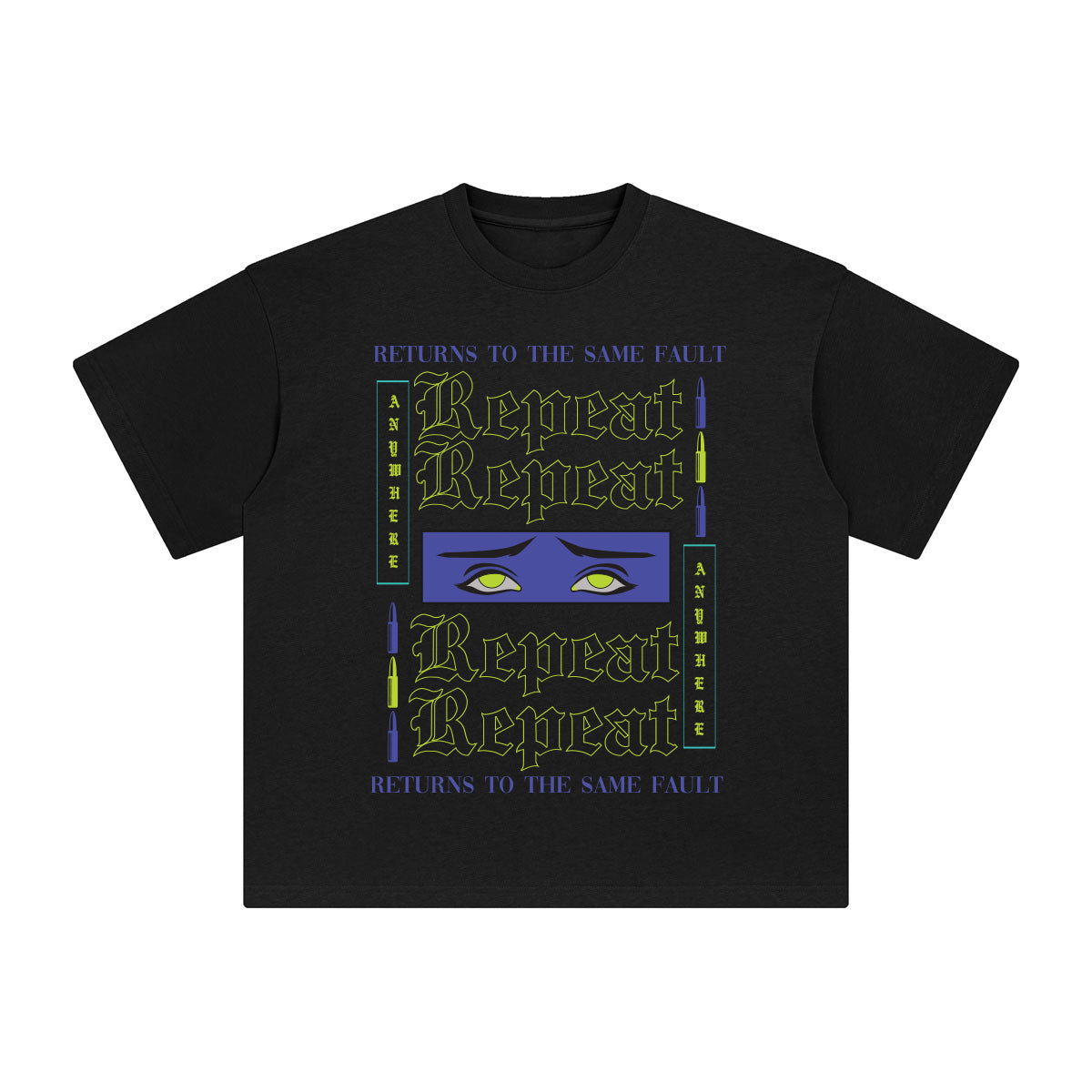 Repeat Abstract Graphic Tee-INNBLAC Fashion Apparel