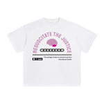 Resuscitate the Justice Abstract Graphic Tee-INNBLAC Fashion Apparel