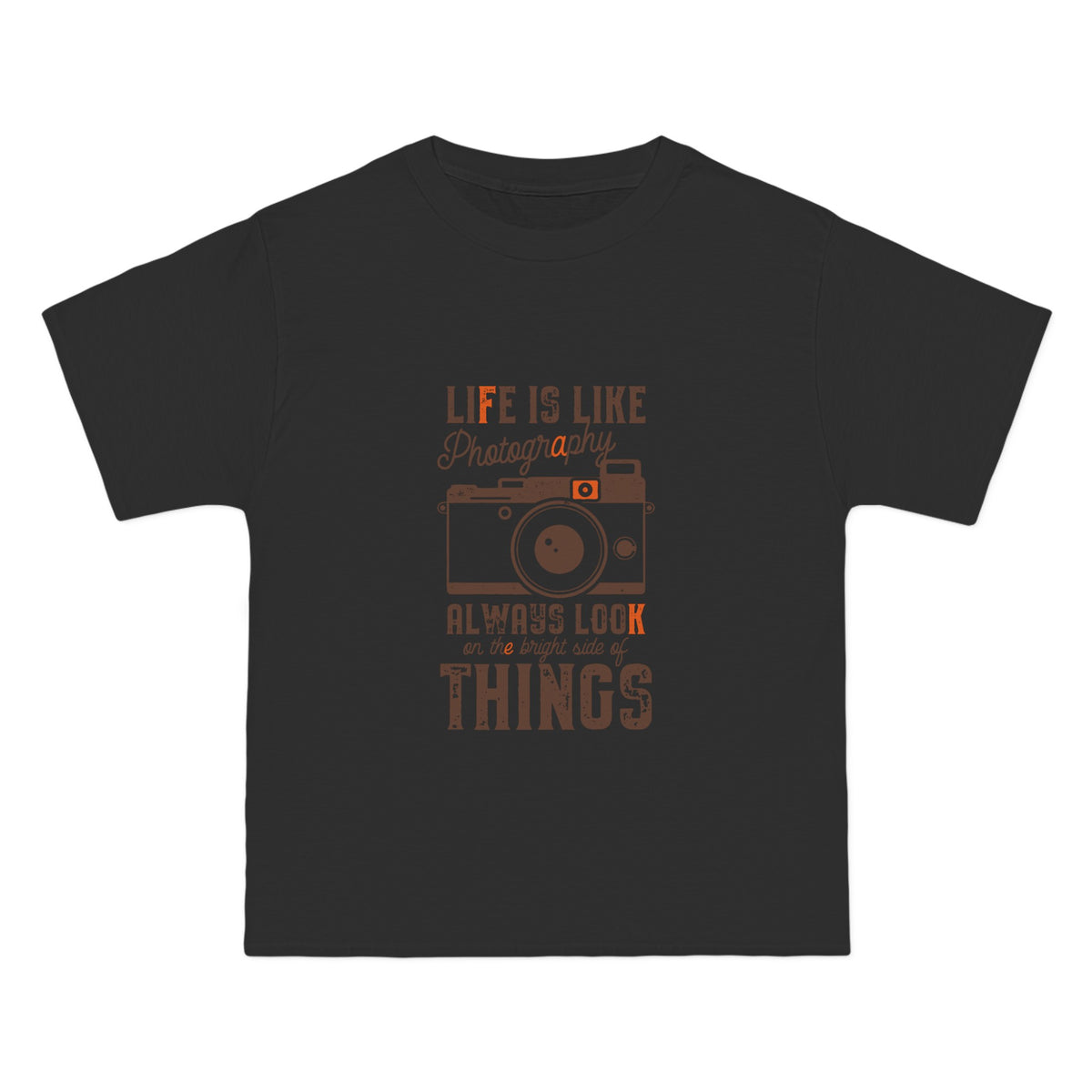 Retro Camera Aesthetic Graphic T Shirt-INNBLAC Fashion Apparel