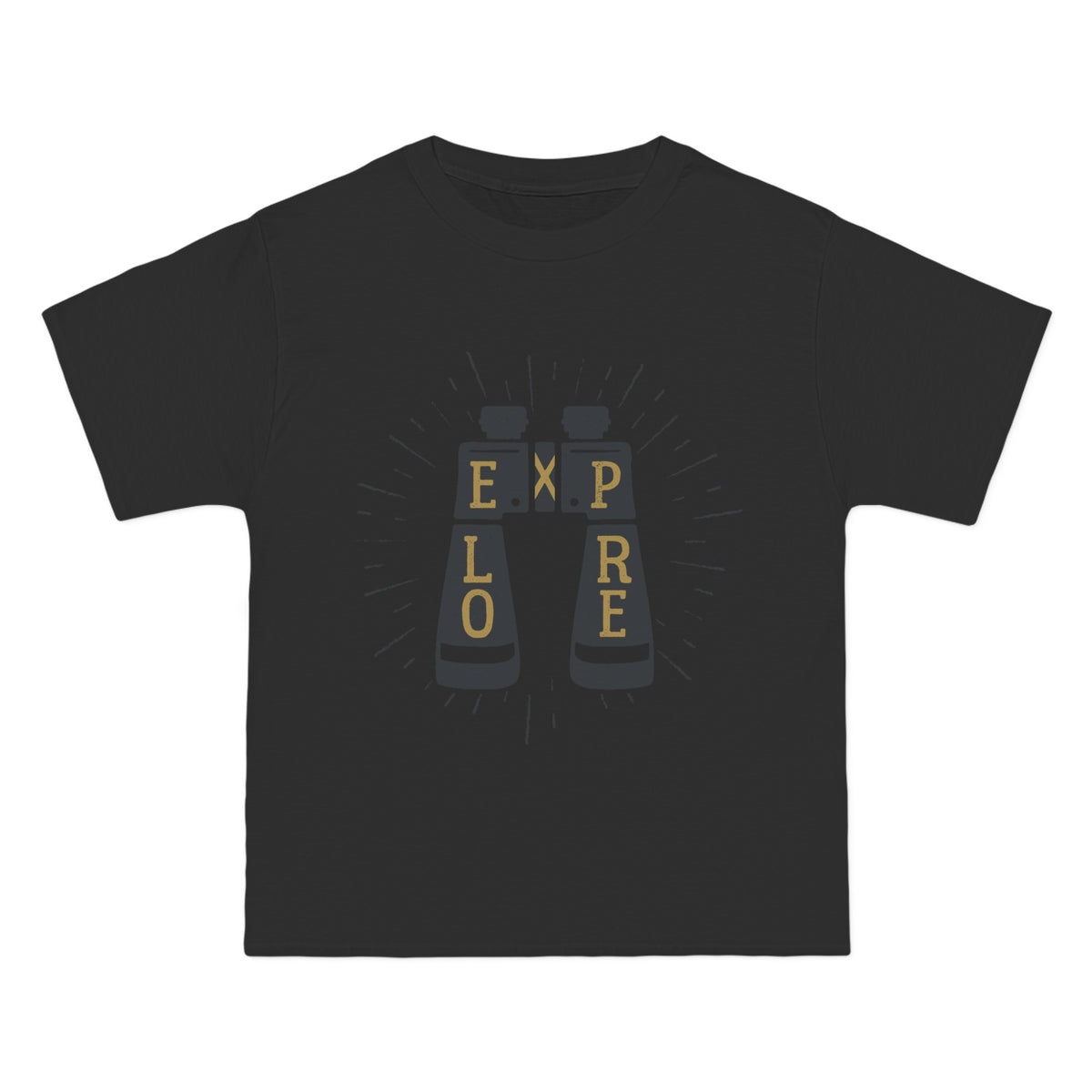Retro Cartoon Telescope Graphic Tee-INNBLAC Fashion Apparel