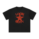 Retro Pentagram Graphic T Shirt-INNBLAC Fashion Apparel