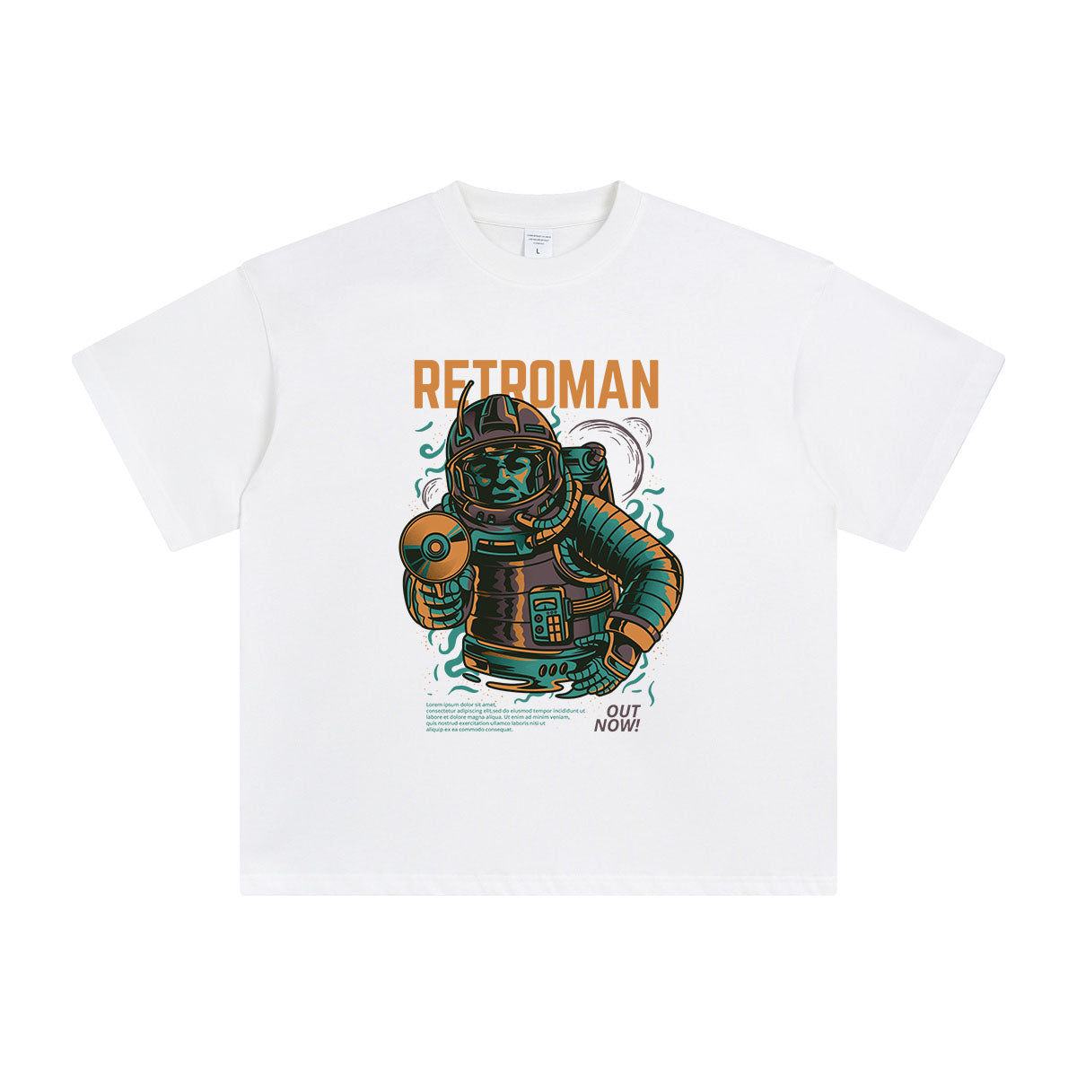 Retroman Aesthetic Graphic T Shirt-INNBLAC Fashion Apparel