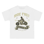 Ride Fast Retro Graphic Tee-INNBLAC Fashion Apparel