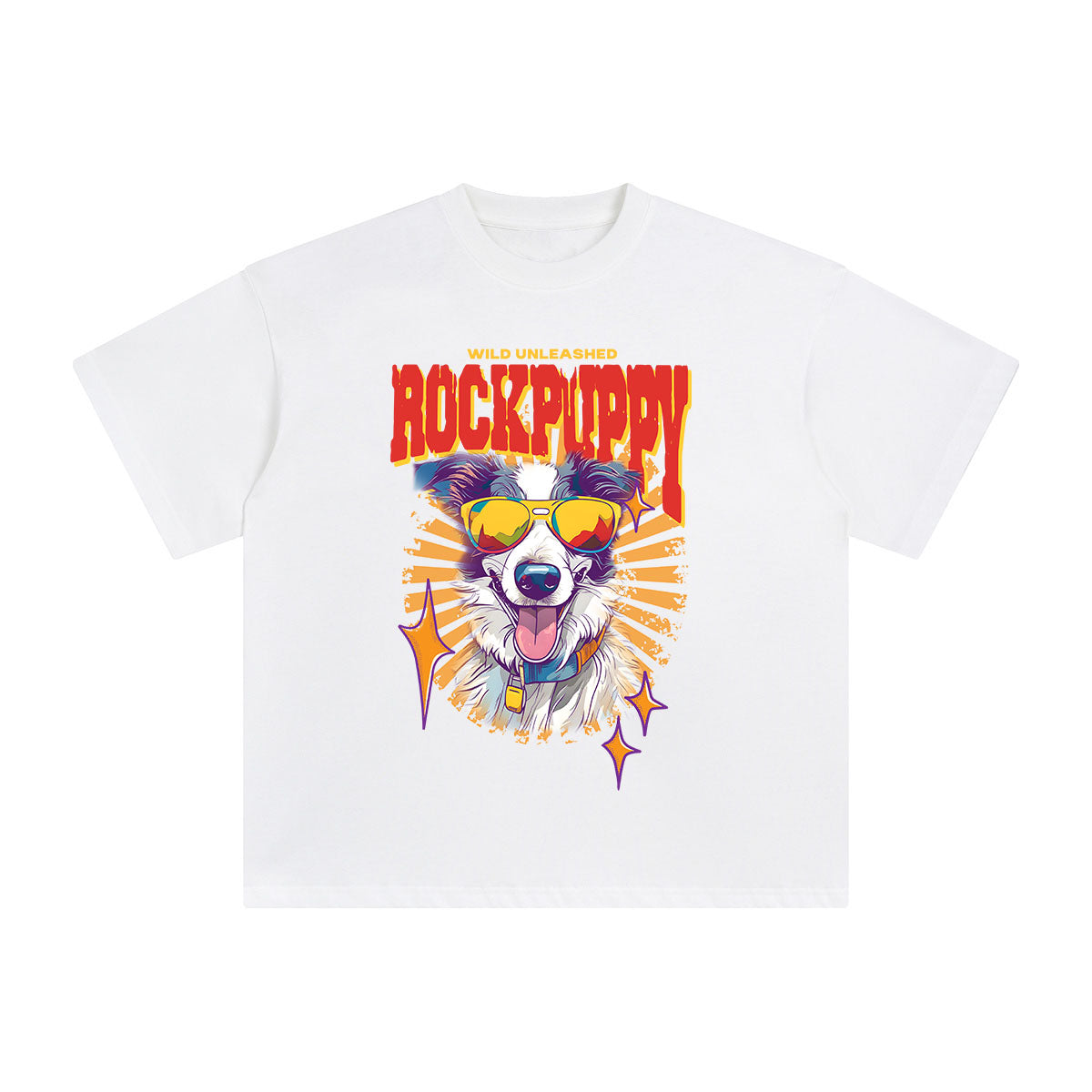 Rock Puppy Graphic T Shirt-INNBLAC Fashion Apparel