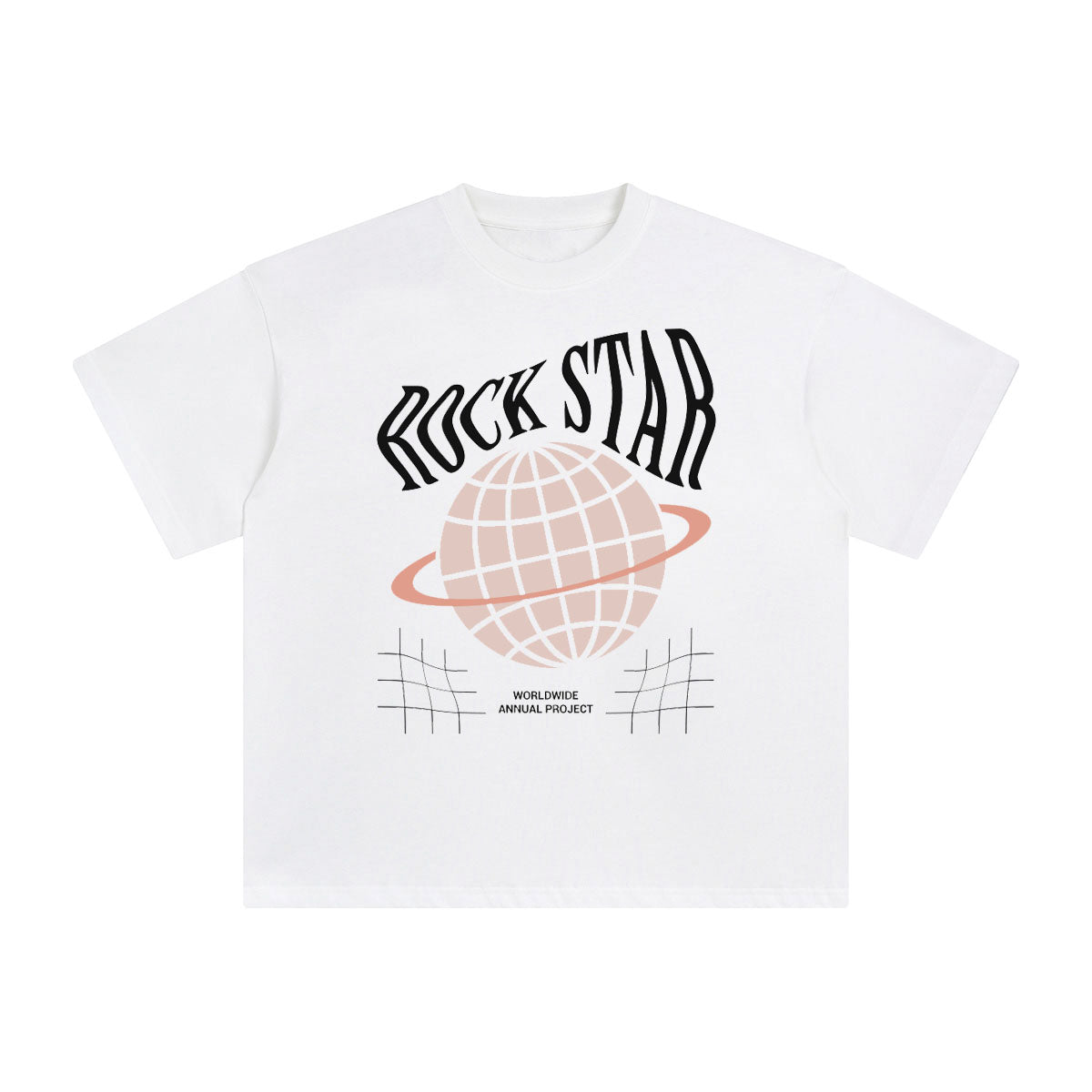 Rock Star Abstract Graphic Tee-INNBLAC Fashion Apparel