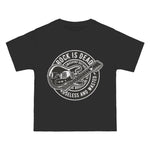 Rock ls Dead Guitar Graphic Tee-INNBLAC Fashion Apparel