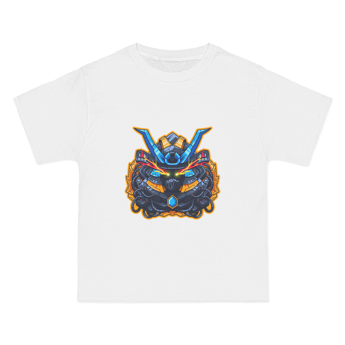 Samurai Mecha Graphic T Shirt-INNBLAC Fashion Apparel
