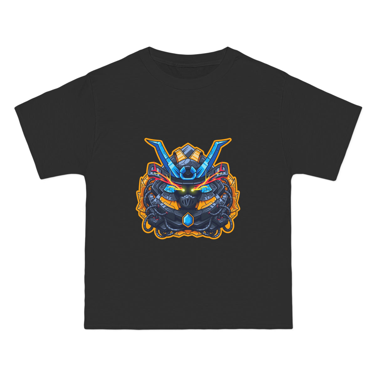 Samurai Mecha Graphic T Shirt-INNBLAC Fashion Apparel