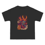 Samurai Red Graphic T Shirt-INNBLAC Fashion Apparel