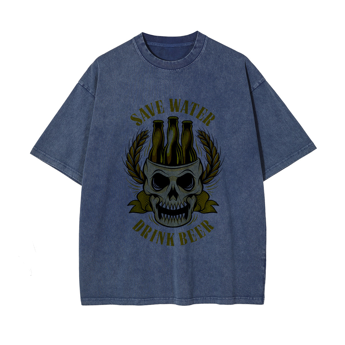 Save Water Drink Beer Thick Tee-INNBLAC Fashion Apparel