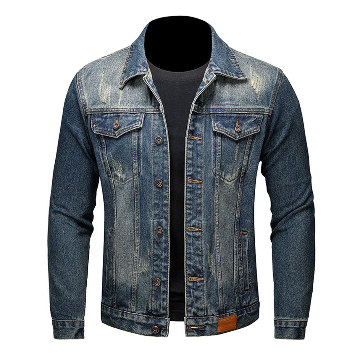 Selvedge Denim Trucker Jacket-INNBLAC Fashion Apparel
