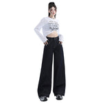 Selvedge Women's Baggy Jeans-INNBLAC Fashion Apparel