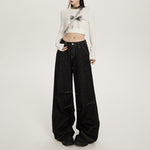 Selvedge Women's Loose Fit Jeans-INNBLAC Fashion Apparel