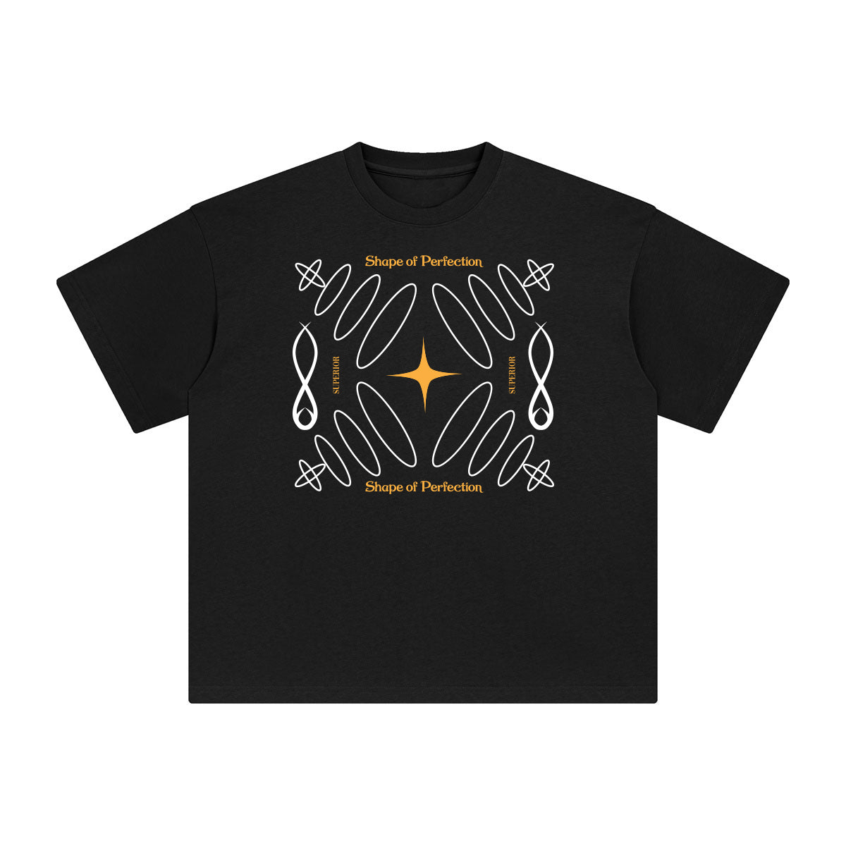 Shape of Perfection Abstract Graphic Tee-INNBLAC Fashion Apparel