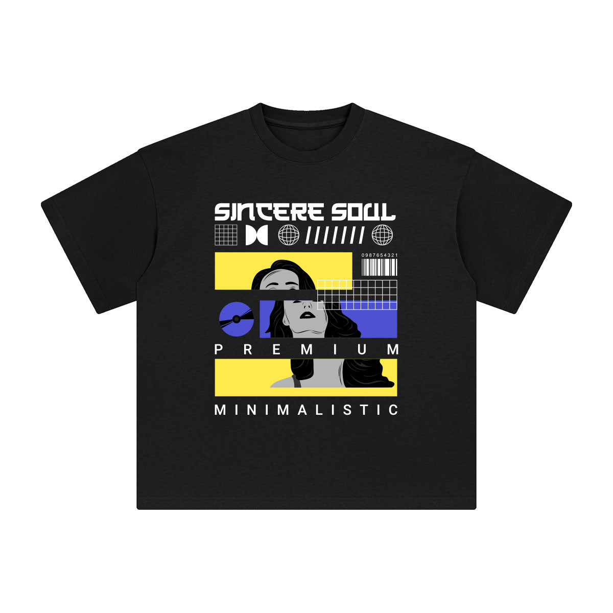 Sincere Soul Abstract Graphic Tee-INNBLAC Fashion Apparel
