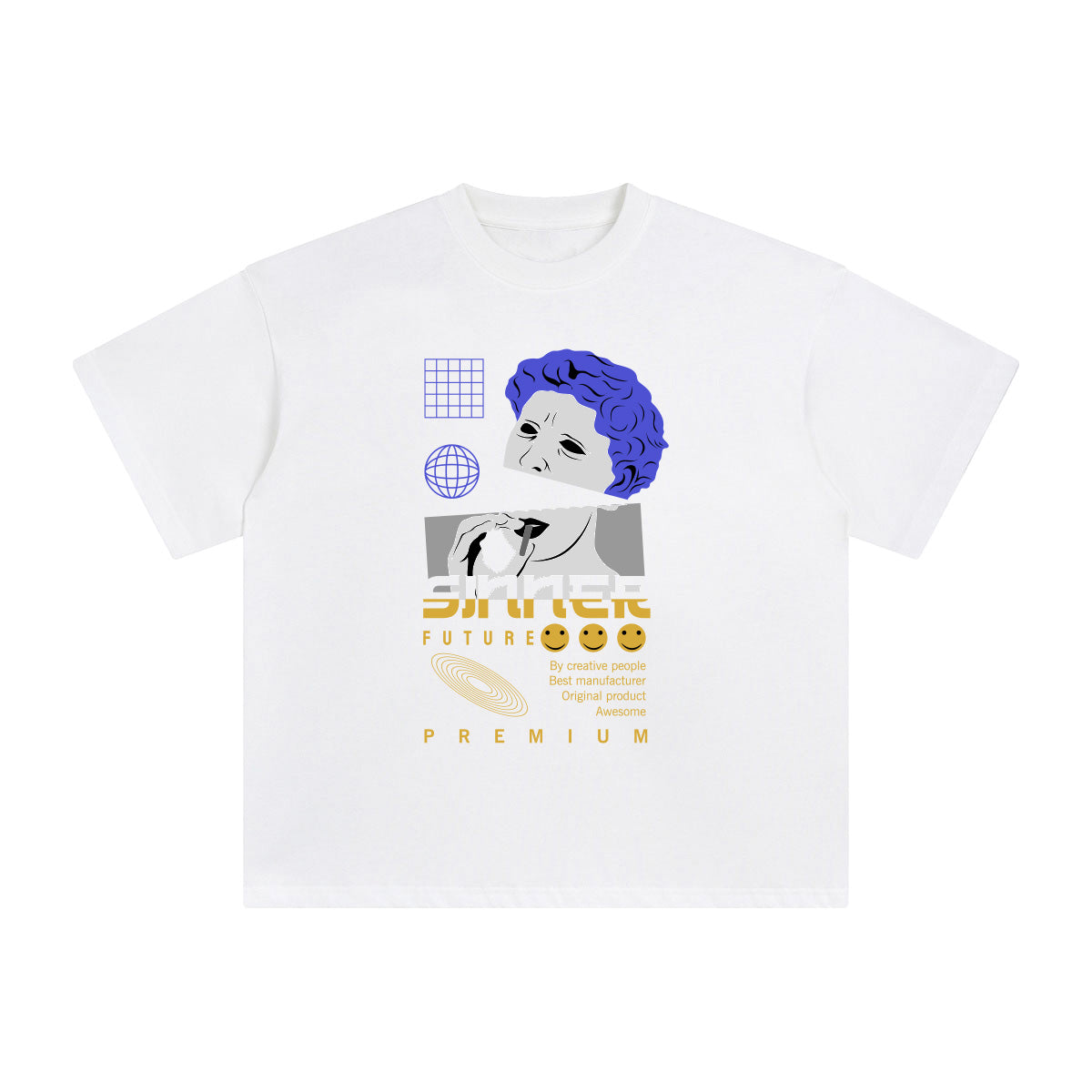 Sinner Abstract Art Graphic Tee-INNBLAC Fashion Apparel