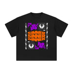 Sinner Abstract Graphic Tee-INNBLAC Fashion Apparel