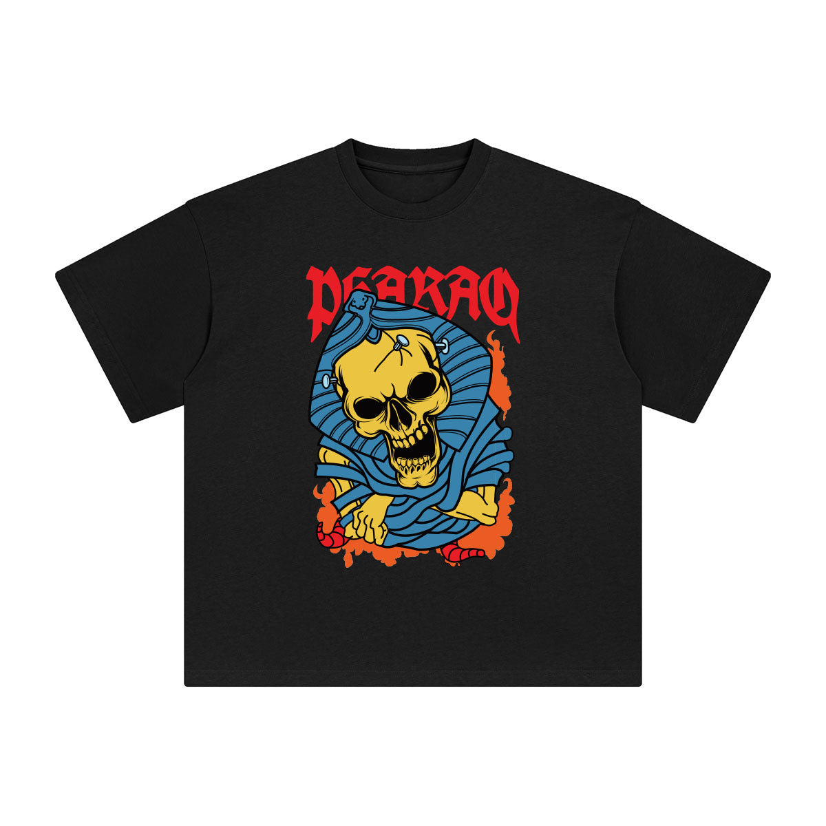 Skeleton Graphic T Shirt-INNBLAC Fashion Apparel