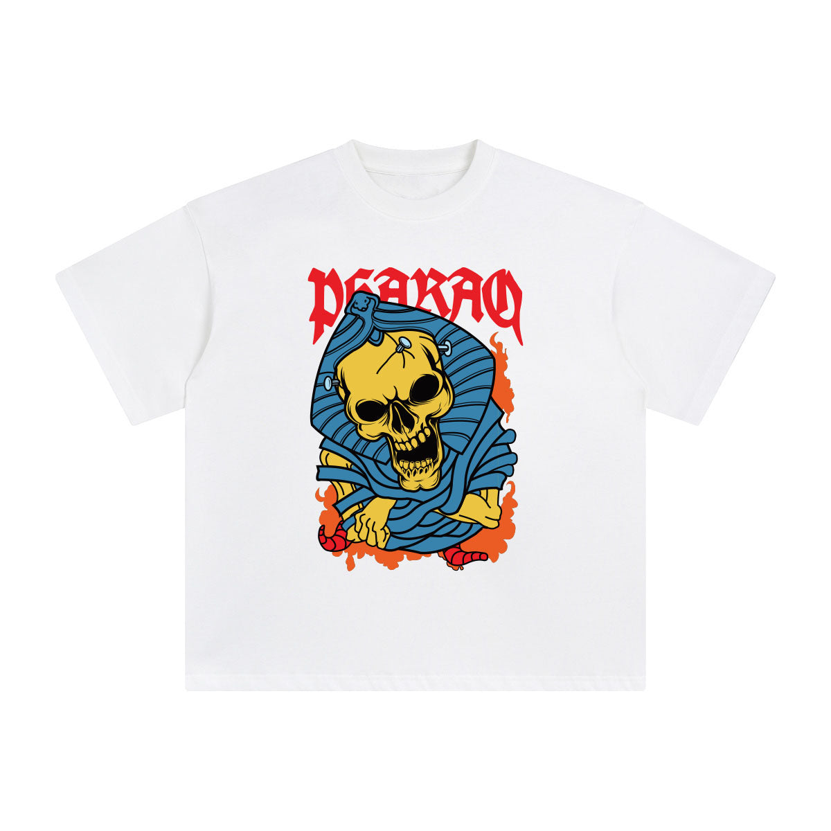 Skeleton Graphic T Shirt-INNBLAC Fashion Apparel