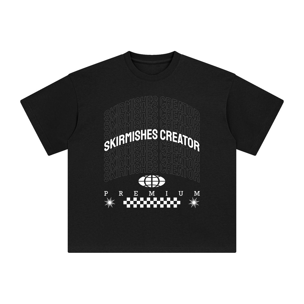 Skirmishes Creator Abstract Graphic Tee-INNBLAC Fashion Apparel