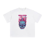 Skull Pool Japanese Kanji Graphic Tee-INNBLAC Fashion Apparel