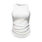 Stone Wash Dip Hem Crop Top 9.5oz-INNBLAC Fashion Apparel