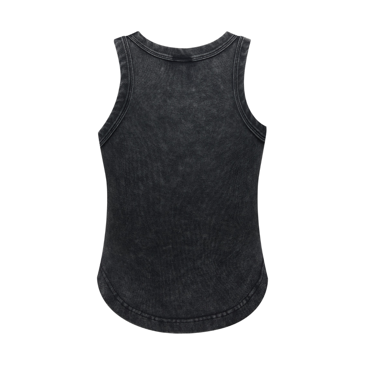 Stone Wash Dip Hem Crop Top 9.5oz-INNBLAC Fashion Apparel