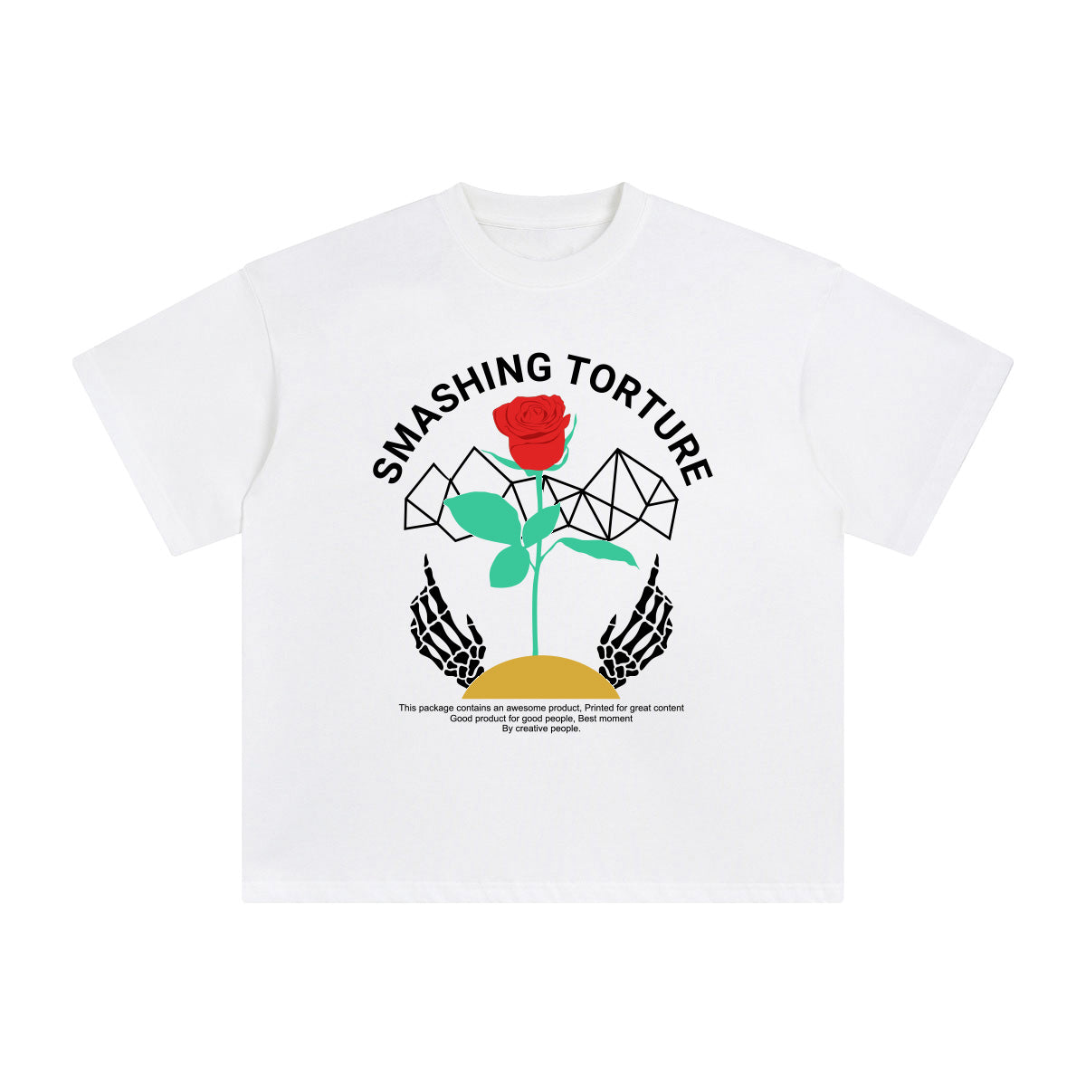Smashing Torture Abstract Graphic Tee-INNBLAC Fashion Apparel