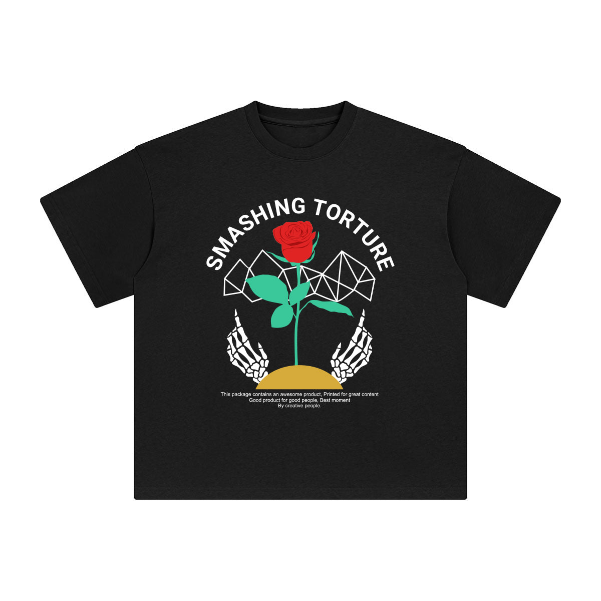 Smashing Torture Abstract Graphic Tee-INNBLAC Fashion Apparel