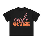 Smile Often Graphic Tee-INNBLAC Fashion Apparel