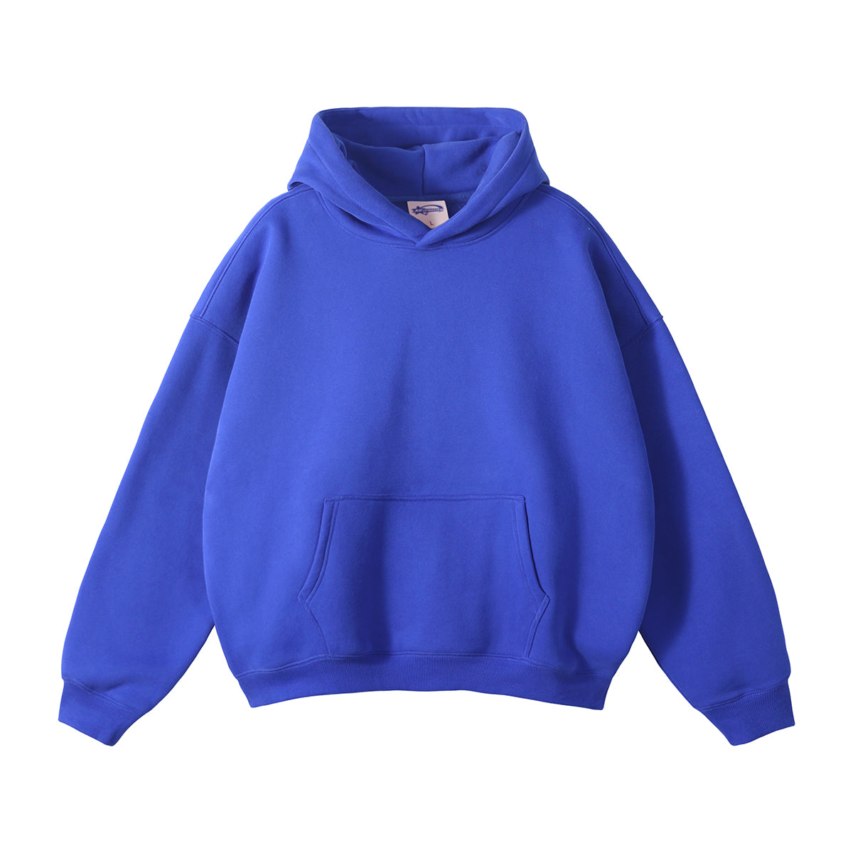 Oversized Plush Lining Plain Hoodie-INNBLAC Fashion Apparel