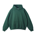 Oversized Plush Lining Plain Hoodie-INNBLAC Fashion Apparel