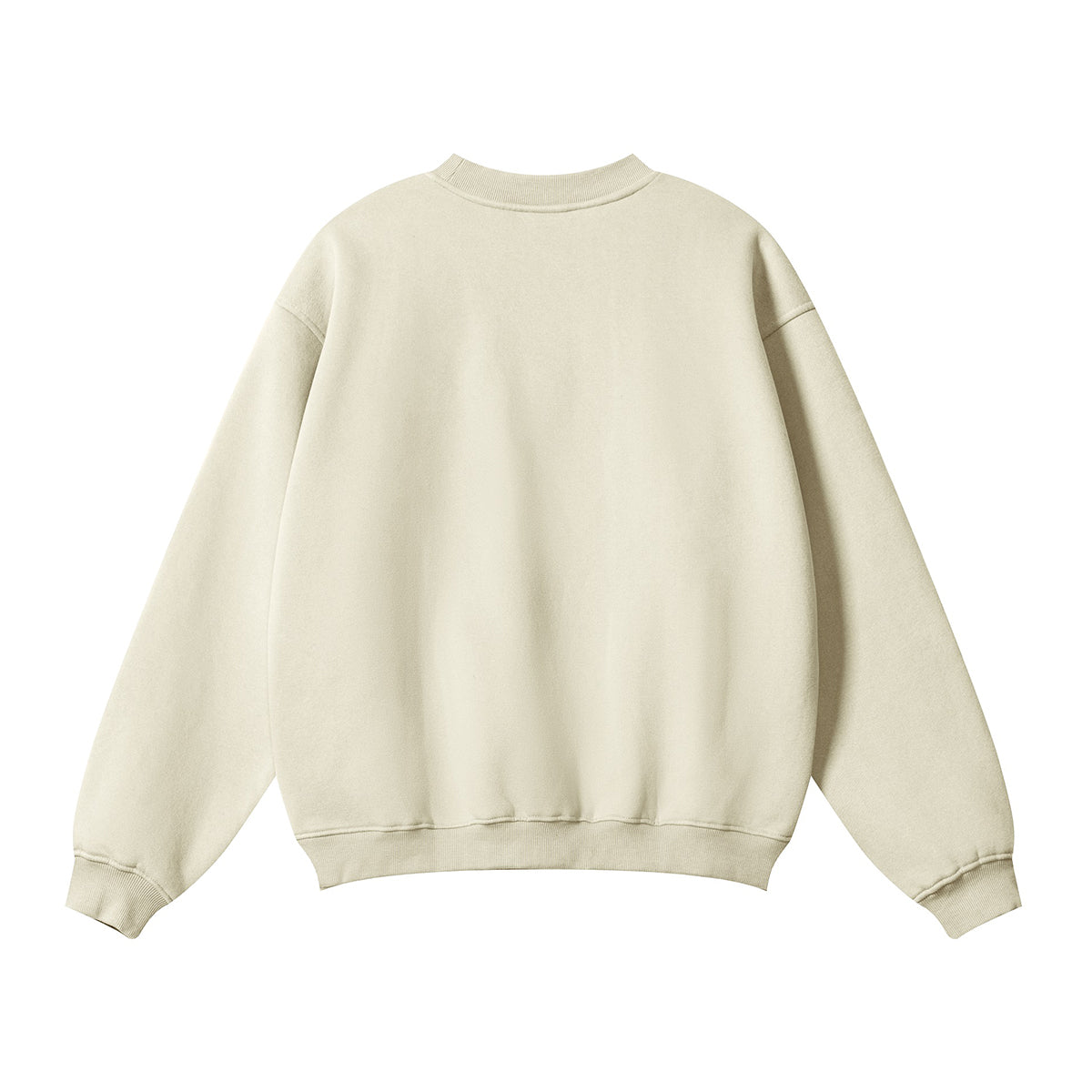 Solid French Terry Oversized Sweatshirt-INNBLAC Fashion Apparel