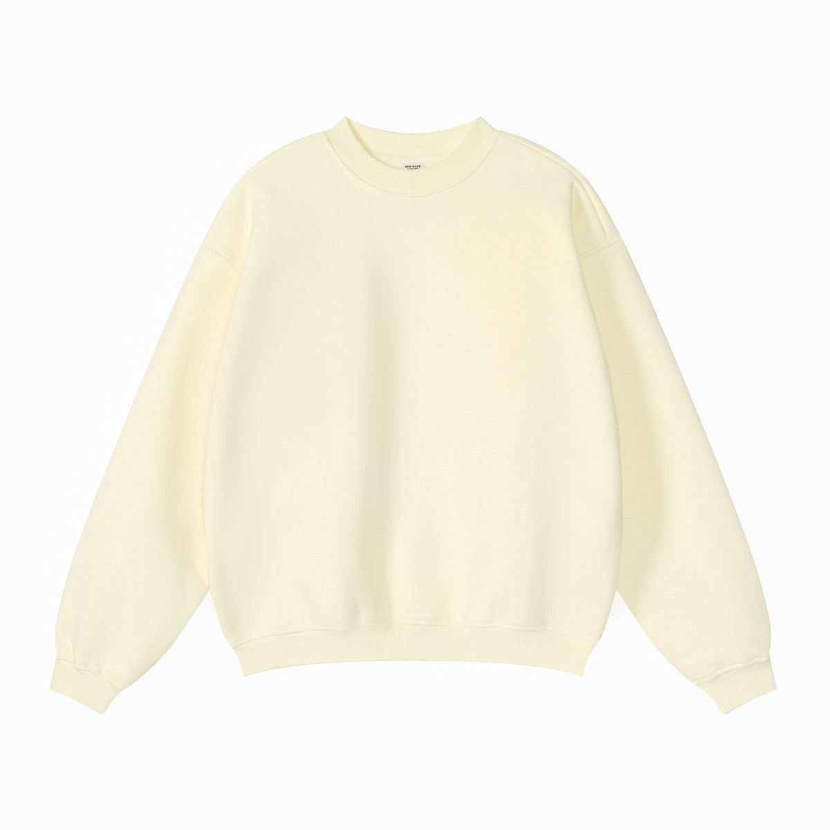 Solid French Terry Oversized Sweatshirt-INNBLAC Fashion Apparel