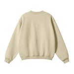 Solid French Terry Oversized Sweatshirt-INNBLAC Fashion Apparel