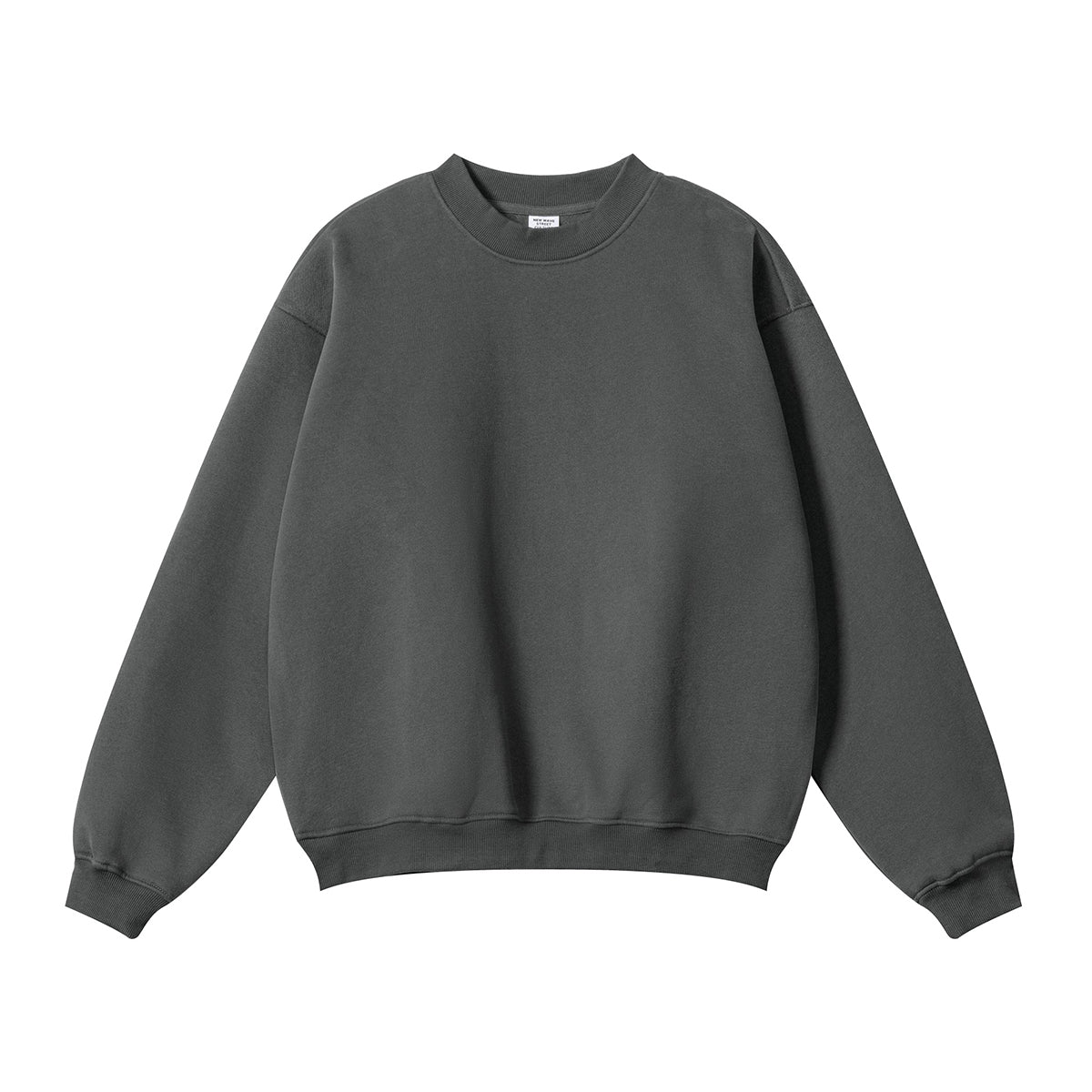 Solid French Terry Oversized Sweatshirt-INNBLAC Fashion Apparel