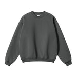 Solid French Terry Oversized Sweatshirt-INNBLAC Fashion Apparel