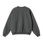 Solid French Terry Oversized Sweatshirt-INNBLAC Fashion Apparel
